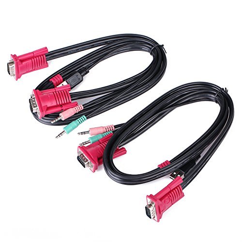 Amazon | xtrempro 2ポートUSB KVMスイッチW / 2個KVMケーブル