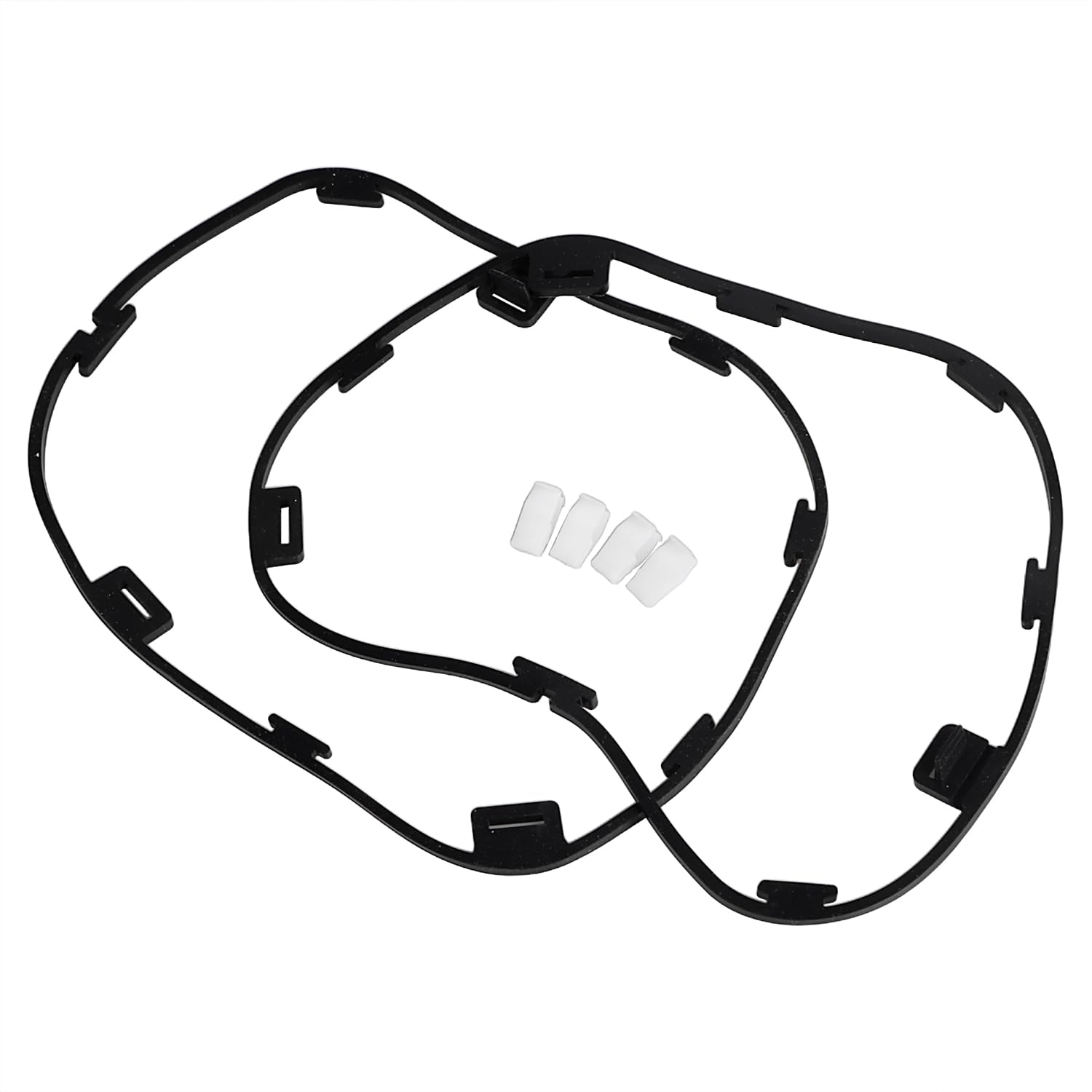 Nero lucido Tri-Line Griglie Altoparlanti Copertura Trim Per Harley Touring Road Glide 2015-2023