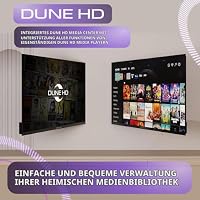 Dune HD Smart TV Fernseher 55" (2026), QLED 4K UHD Quantum Dots, HDR10 HLG, Whale TV Android, 2+16, Dreifach Tuner DVB-T/T2/S/S2/C + Analog-TV, Sprachsteuerung, AirPlay, Miracast (55, Zoll) – Ansicht 4
