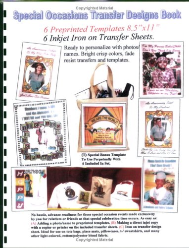 Special Occasions Transfer Designs Book: Benjamin Jackson ...