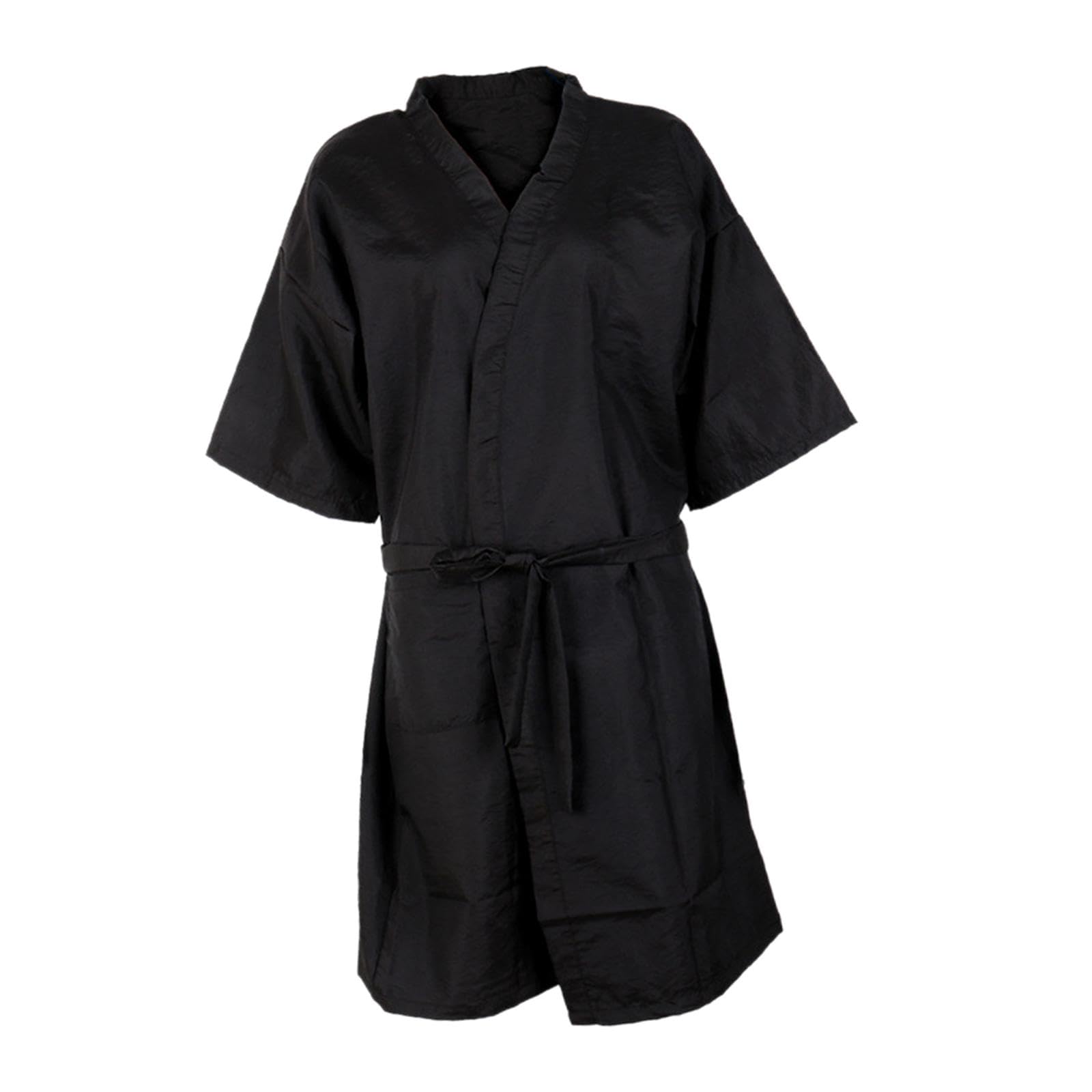 Peleryna do strzyżenia z regulowanym paskiem, kimono, szlafroki do centrum urody, dla zwierząt domowych, czarna