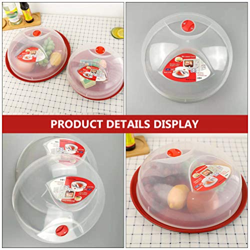 Lurrose 2Pcs Splatter Microondas Forno Microondas Capa Covers Oilproof Home Kitchen Food Preservação
