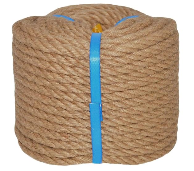 VBM 10mm Jute Rope, 33 Feet Strong and Heavy Rope for Hammock Chair/Swing.-image-29