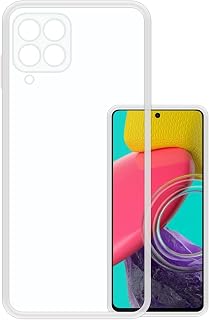 Coverage Soft Rubber Back Cover Compatible Model for Samsung M53 5G - Transparent Price In India
