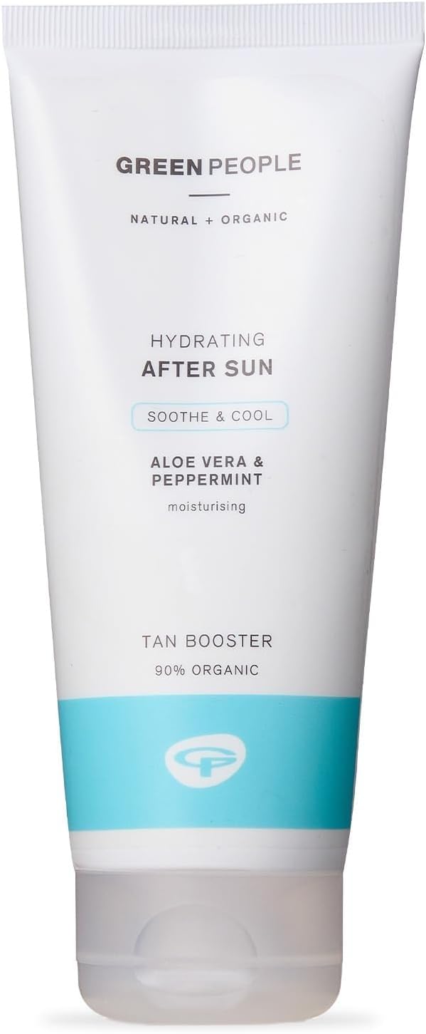Green People Hydrating After Sun - Natural & Organic - With Aloe Vera & Mint - Vegan & Cruelty Free, 200ml