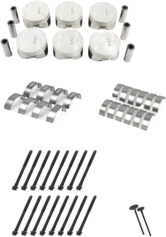 Engine Rebuild Kit for G6EA 2.7L Engines Compatible with Part Numbers 22321-37120 21030-3E000 23060-3E000 21020-37000 22211-3E000 23410-3E001 20910-3EA00