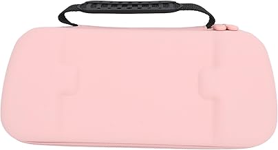 Aramox Estuche de Transporte Duro para ROG Ally X y Claw A1M, Almacenamiento Portátil con Soporte Plegable y Ranuras para Tarjetas para Juegos Portátiles (Pink)