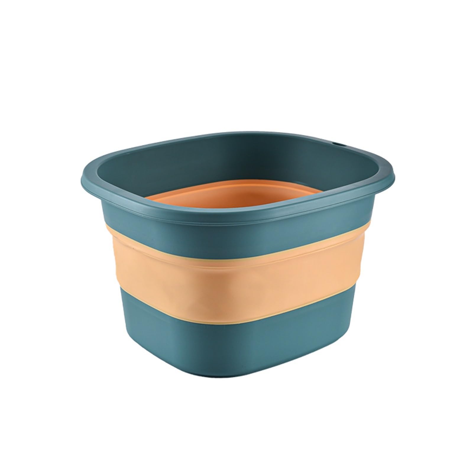 JINGYAN Collapsible washing up Bowls Foot Bath Bucket Plastic Tub Thickened Wash