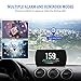 wiiyii T800 Universal Digital Car HUD Head Up Display GPS Speedometer Car Smart Trip Computer, Display Speed, Voltage, Clock, with MPH Speed Alarm Low Voltage Alarm