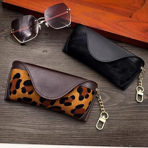 Image of kytasryl Soft Leather Sunglasses Bag,Travel Sunglass Holder Eyeglass Case Portable Slim Sunglasses Pouch