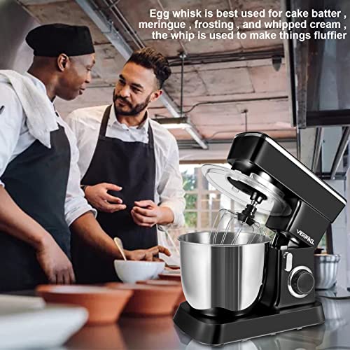 Aunye Küchenmaschine Rührmaschine,Knetmaschine 800W, Teigmaschine Rührmaschine mit 4.5 L Edelstahl Schüssel 6… – Bild 5