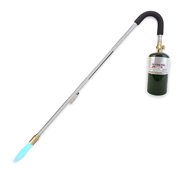 Buy IGNIGHTER Weed Burner Torch Use with Propane and MAPP Gas with Builtin Piezo Igniter