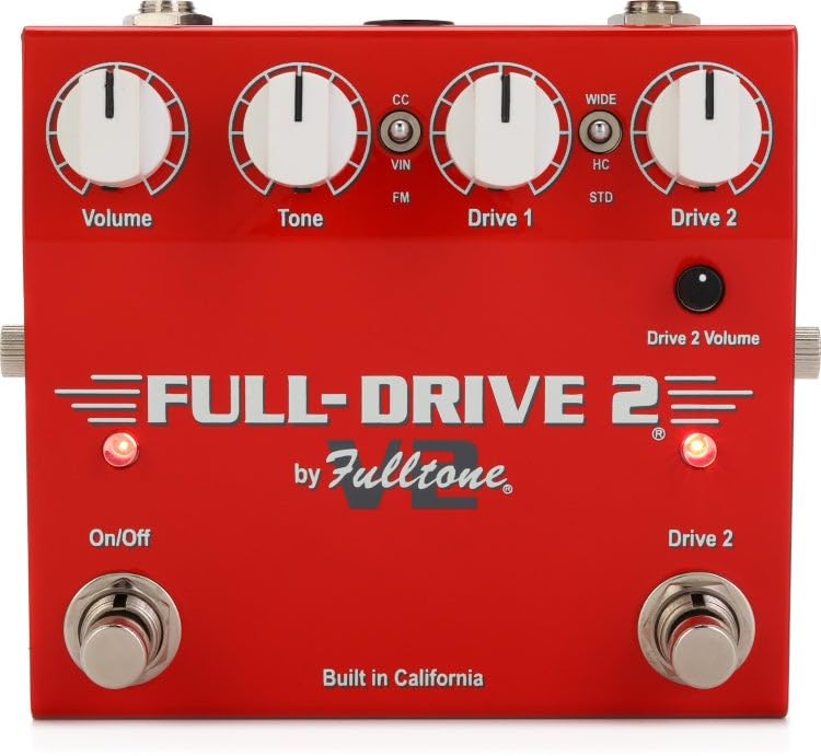 Amazon.com: Fulltone Full-Drive2 v2 Overdrive Pedal with Boost