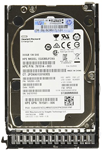 Preisvergleich Produktbild HPE 300GB 12G SAS 10K 2.5in SC ENT HDD