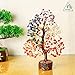 FASHIONZAADI 7 Chakra Tree - Crystal Bonsai Tree - Spiritual Decor - Spiritual Gemstones - Sculptures Home Decor - Crystal Gifts - Gemstone Tree - Tree of Life Decor - Desk Decorations