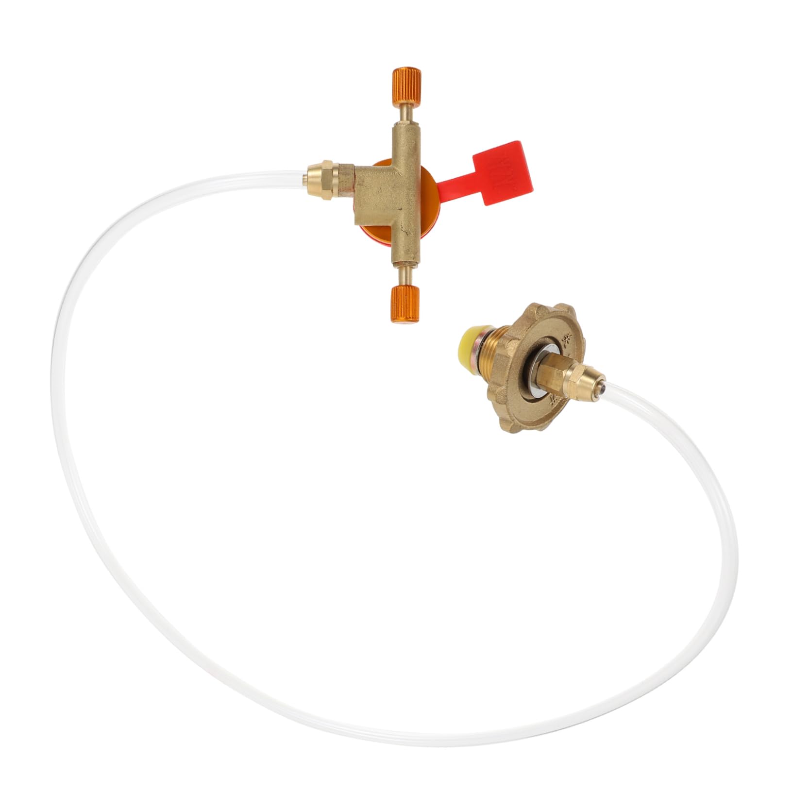 DOITOOL 1pc Stove Grill Tools Propane Tank Adapter Canister Nozzle Camping Supply Portable Cylinder