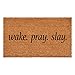 Calloway Mills Wake. Pray.Slay Doormat, 12