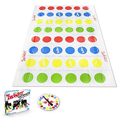 Twister Ultimate mit größerer Matte und mehr Farbfeldern, Spiel für Familien und Kinder ab 6 Jahren, kompatibel mit Alexa… – Ansicht 2