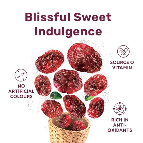 Image of Farmley Cranberry I Dried Fruit, Berries, High Nutrient And Antioxidant No Added Preservatives (Cranberry-18 g (Pack of 1), Masala Cranbery)