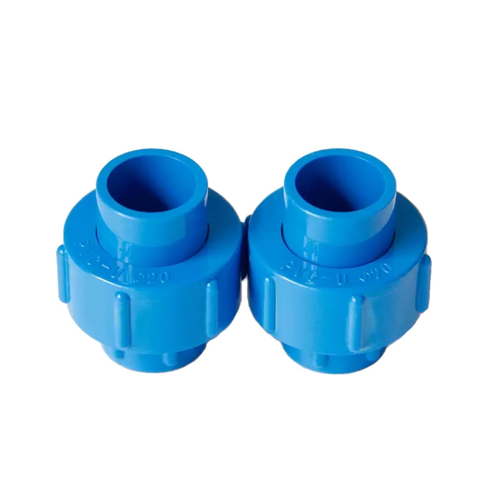 1 pz blu 20/25/32/40/50/63/75/90/110 mm PVC unione connettore acqua acqua tubo tubo accoppiamento giunti raccordi irrigazione giardino(5 PCS_50MM)
