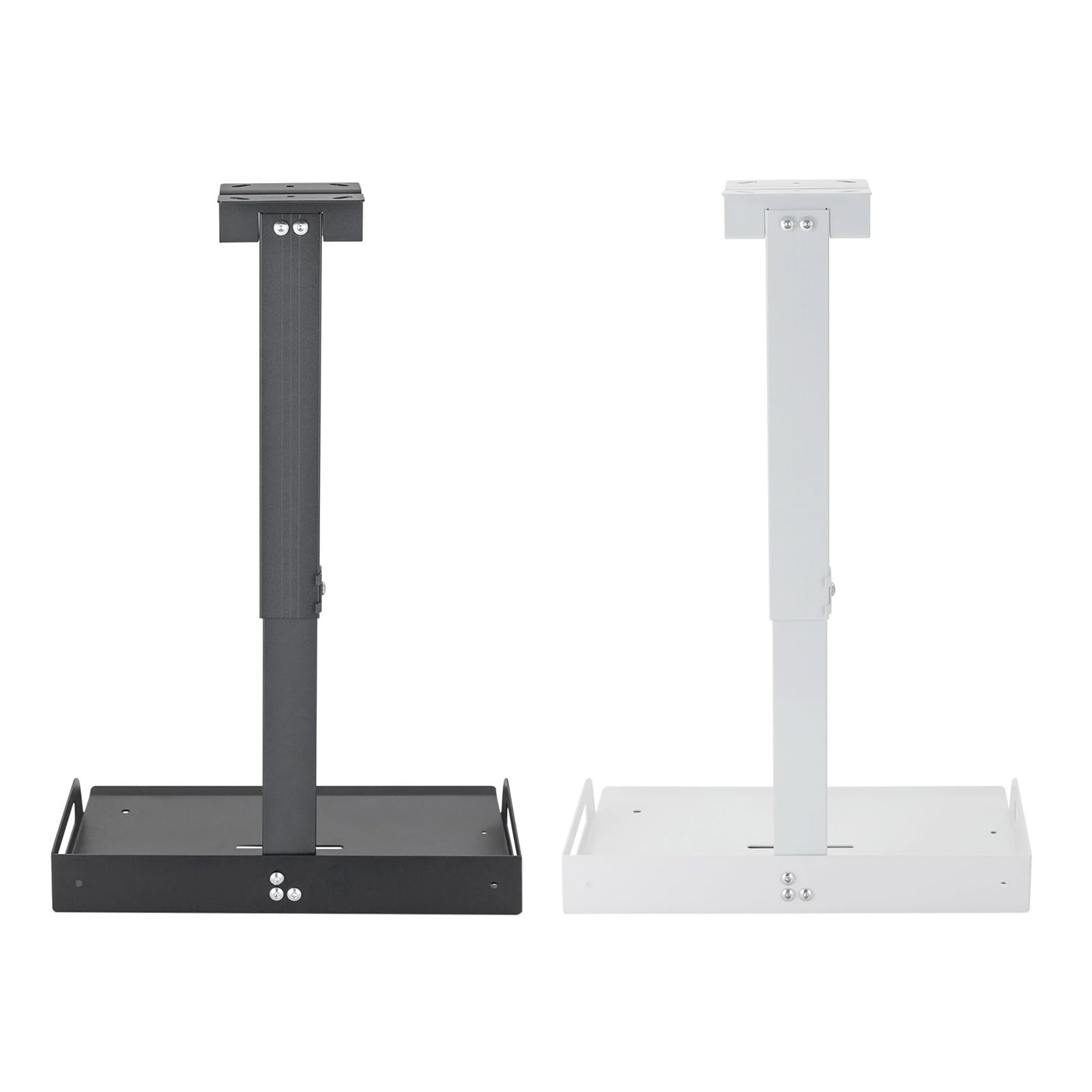 Soporte universal para proyector, con bandeja, altura regulable, para proyectores, routers, etc., acero al carbono, aluminio