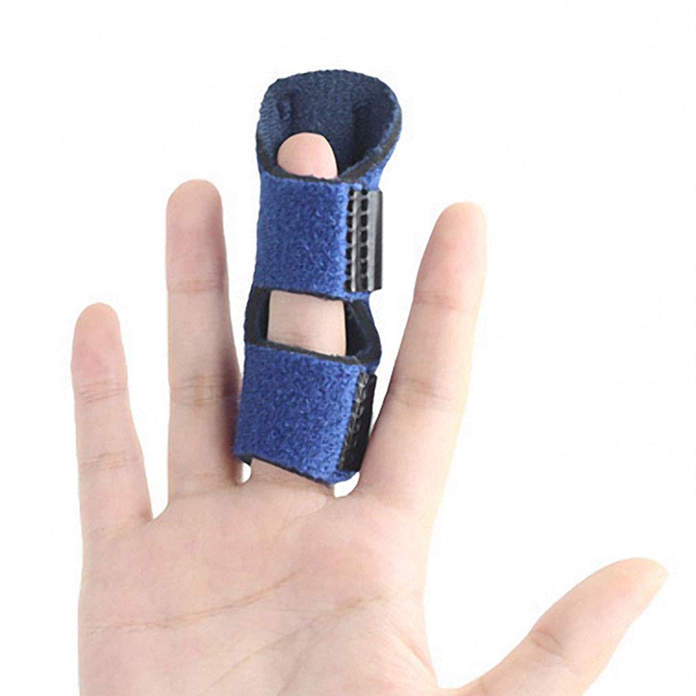 Finger Splint Straightening Brace, Finger immobilizer, Trigger Finger Adjustable Fixing Belt with Built-in aluminium support for Finger Tendon Release Pain Relief Arthritis Trigger Finger Splint