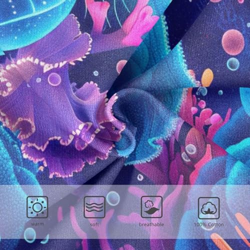 ODAWA Jellyfish Underwater Soft Toddler Briefs Cotton Tagless 2T Underwear Boys3