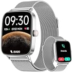 Fitpolo – Smartwatch Herren Damen mit Telefonfunktion, 1,85" Fitnessuh