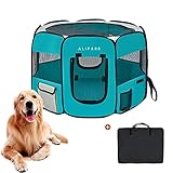 Portable Pet Playpen Foldable Kennels Playpen for Dog&Cat Carrying Case Travel Removable Shade Cover Predelivery Room Indoor Outdoor Water Resistant (Available in 4 Sizes)