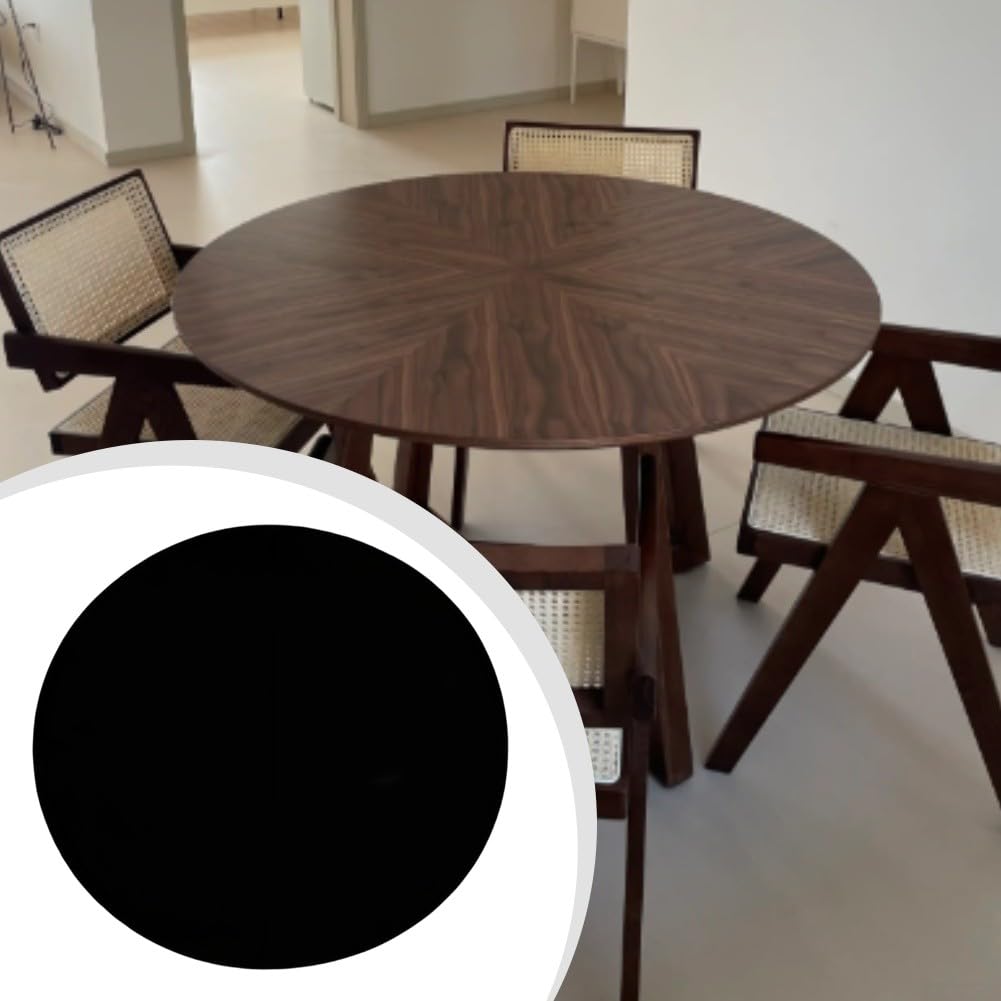 Copertura per tavolo da gioco rotonda con base in feltro da 91,4 a 121,2 cm di diametro con bordo elasticizzato per regolazioni rapide