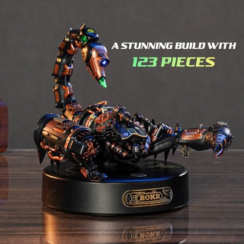 ROKR Scarabée puzzle 3D métal pour une décoration de bureau design - 6