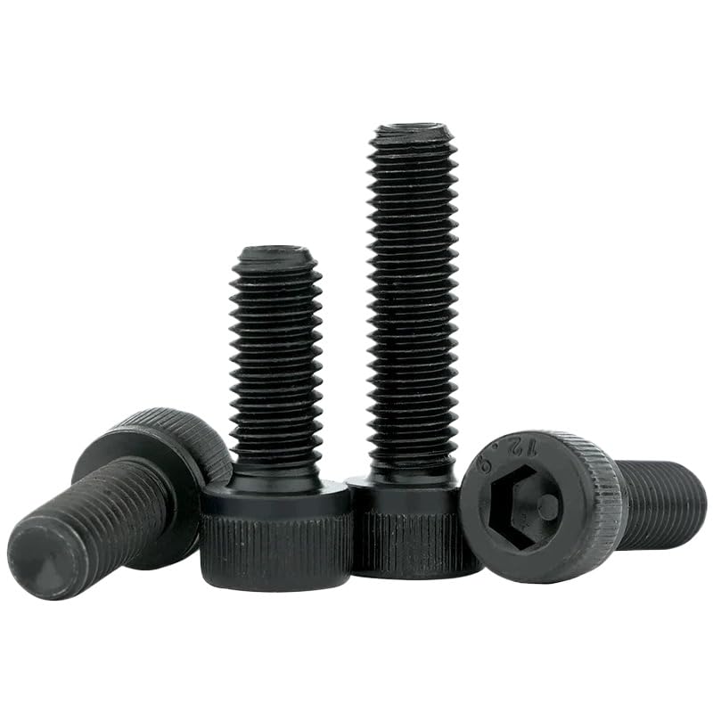 Tornillos de cabeza cilíndrica métricos, La cabeza hueca de acero negra 12,9 atornilla tamaños múltiples(UNC 5/16-18 x 2-1/4 thread)