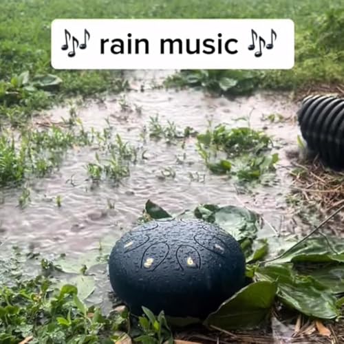 Chakra Rain Drum instrumento musical impermeable dorado miniatura 2