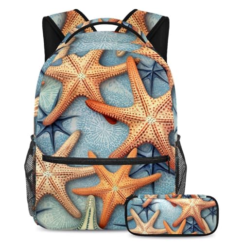 Sac à dos scolaire Étoile de mer pour la rentrée des garçons et filles