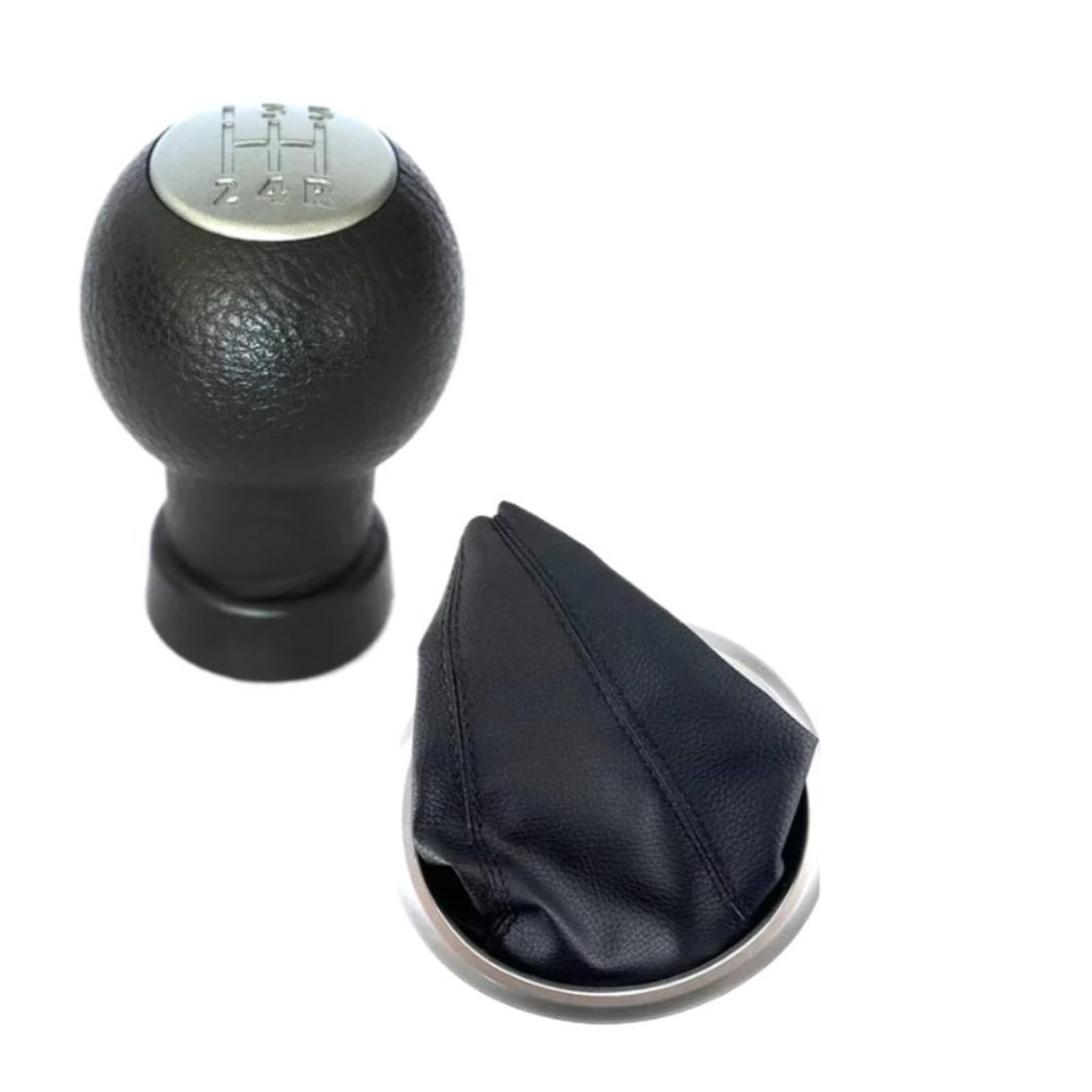 Jsyalmslw Grey Black Line Shift Lever Knob For Suzuki For Swift 2011-2017 Upgrade
