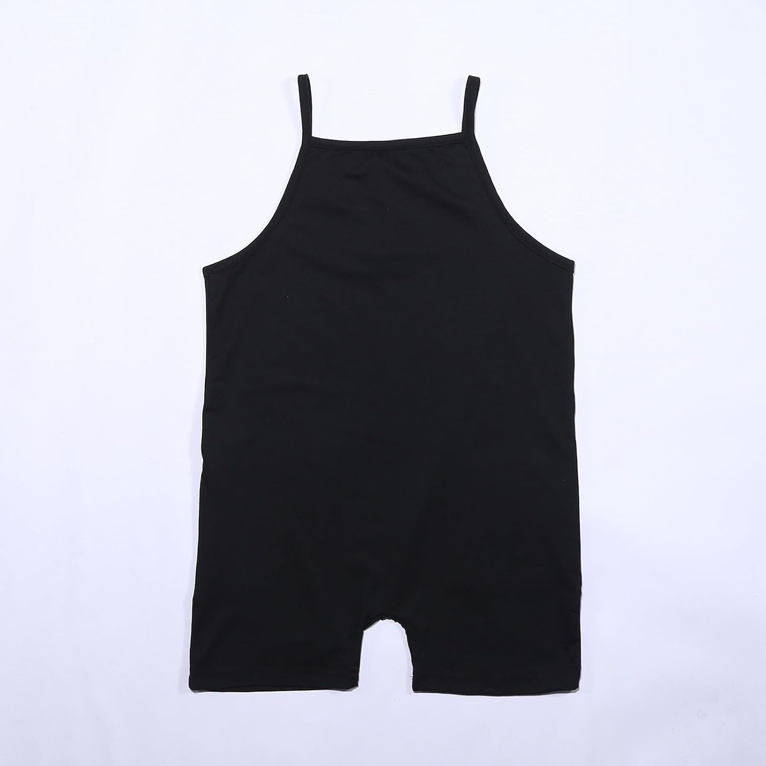 Girls Rompers Short Jumpsuits Kids Solid Spaghetti Strap Romper Overalls Shorts for Girls Shortalls Wide Leg Jumpsuits