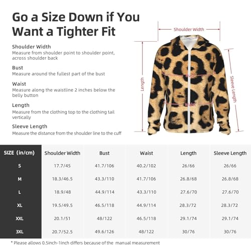 Leopard Print Sun Protection Hoodie Zip Rash Guard Long Sleeve Shirt for Fishing Hiking for Mens Womens2