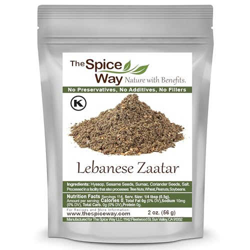 The Spice Way - Traditional Lebanese Zaatar With Hyssop (2 Oz)
