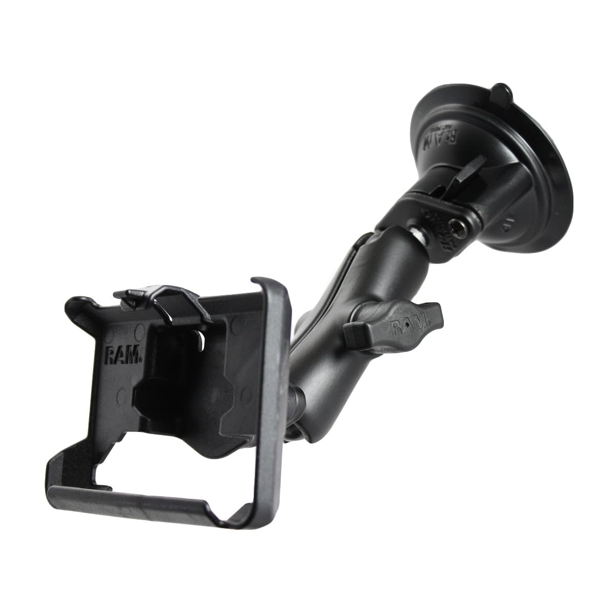 NationalMounts Soporte RAM (RAM-B-166-GA26U) Twist Lock con Ventosa para Garmin Nuvi710, 750, 755T, 760, 765T, 770, 775T, 780 y 785T