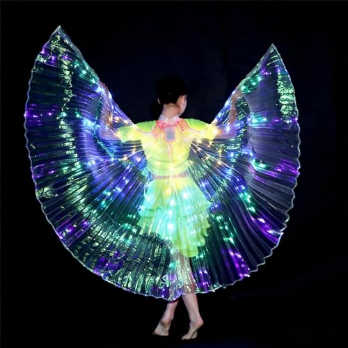 Alas LED para danza belly dance para niñas miniatura 4