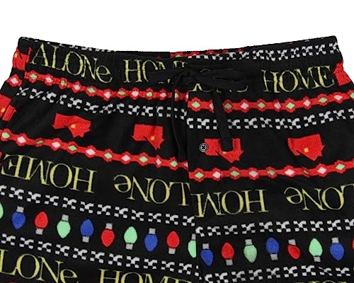 Seven Times Six Home Alone Men's Christmas Lights Ugly Sweater Fleece Lounge Pajama Pants (X-Large)3