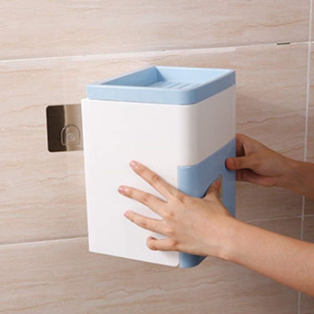 Multifunctional Waterproof Tissue Box Holder Bathroom Toilet Paper Towel(Black-JoJo's Bizarre Adventure1) image 5