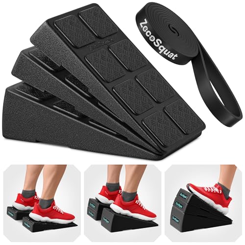 Squat Wedge Block Set for Calf Stretching