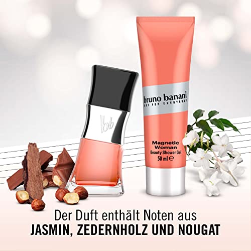 bruno banani Geschenkpackung MAGNETIC Woman Eau de Parfum 30ml + Duschgel 50ml – Ansicht 4