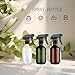 Likealot 2 Pack Leakproof Spray Bottles 300ml - Adjustable Nozzle (Mist/Jet), Refillable PET Plastic for Hair, Cleaning, Plants, Travel | BPA-Free, No-Spill Design, Salon & Home Essentials (Clear)