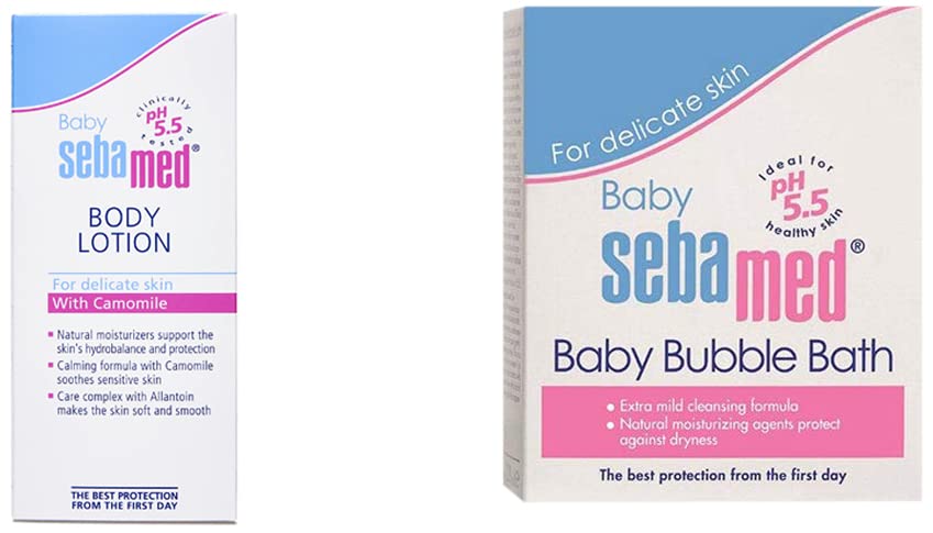 Sebamed Baby Lotion, 100ml & Baby Bubble Bath, 200ml-image-15