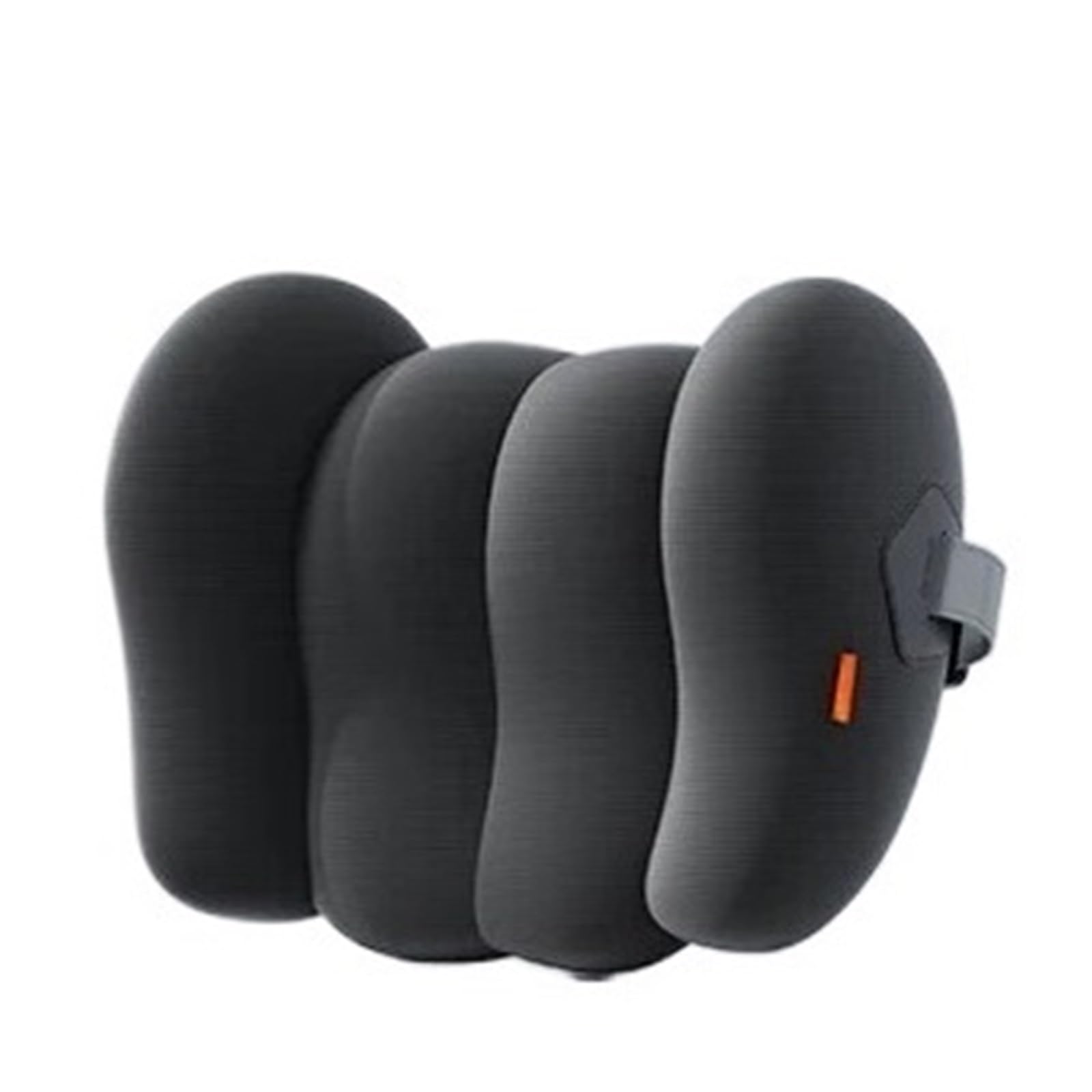 ATUMY Car Seat Pillow Car Headrest Neck Waist Pillow Lumbar Pillow Breathable Memory Cotton Car Headrest(Neck Pillow-Black)