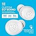 JLab JBuds Air True Wireless Signature Bluetooth Earbuds + Charging Case, White, IP55 Sweat Resistance, Bluetooth 5.0 Connection, 3 EQ Sound Settings Signature, Balanced, Bass Boost