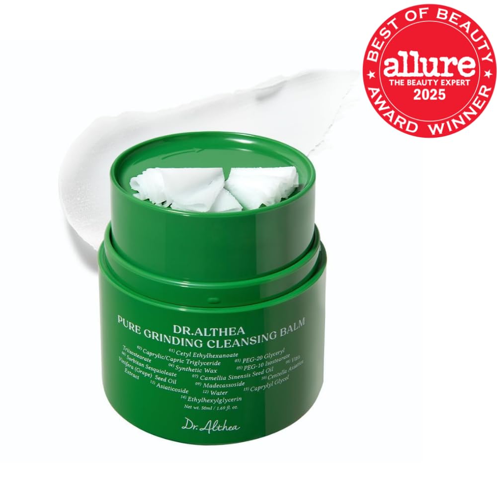 Dr.Althea Pure Grinding Cleansing Balm | Hygenic One-Step Makeup Cleansing Oil with Madecassoside | Non-Greasy Sorbet Texture | Soothing for All Skin Types | Korean Vegan Skin Care | 1.69 Fl Oz - Image 2