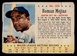Baseball 1963#186 Roman Mejias tear/creased